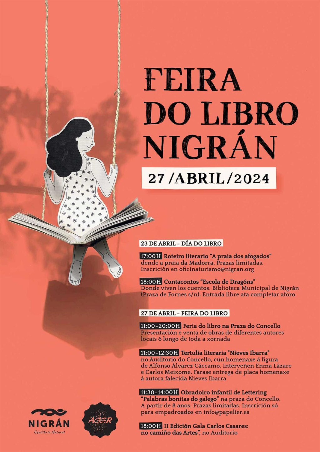 Nigrán celebra su primer Feria del&nbsp;Libro