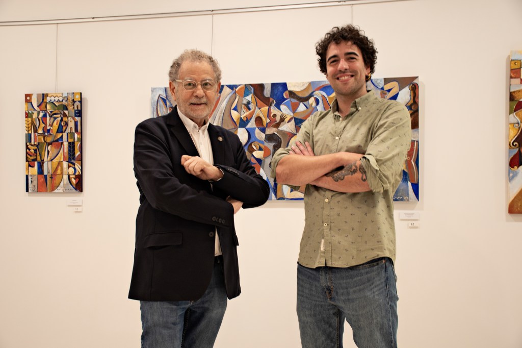 Paisaje y Geometría de Alejandro Mosquera en la sala de exposiciones de Roberto&nbsp;Verino