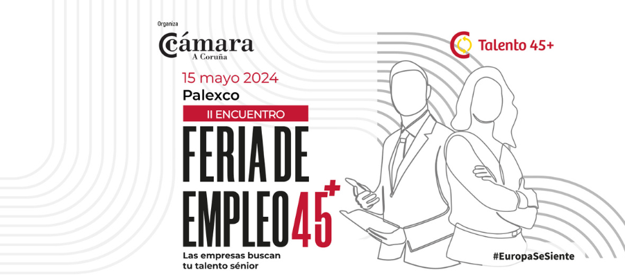 La Cámara de A Coruña promueve una feria de empleo para mayores de 45 años