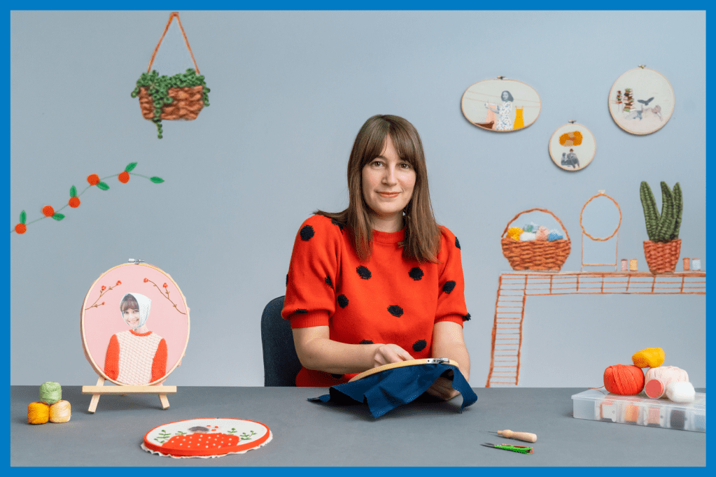 Miriam Banet imparte un taller de bordado sobre fotografía el 7 de&nbsp;julio