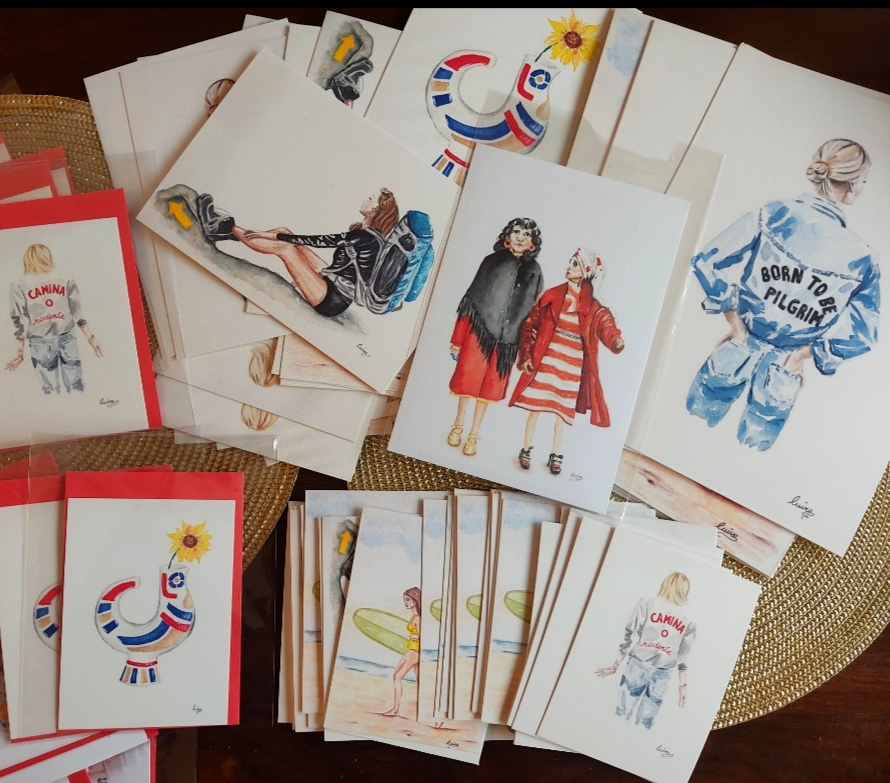 Las Marías y Rocksalía protagonistas en la exposición Miscelánea de Cuire Acuarelas en Creativas&nbsp;Galegas