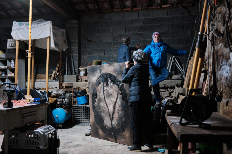 Elena del Rivero quemará parte de su producción artística en A Casa do Pozo