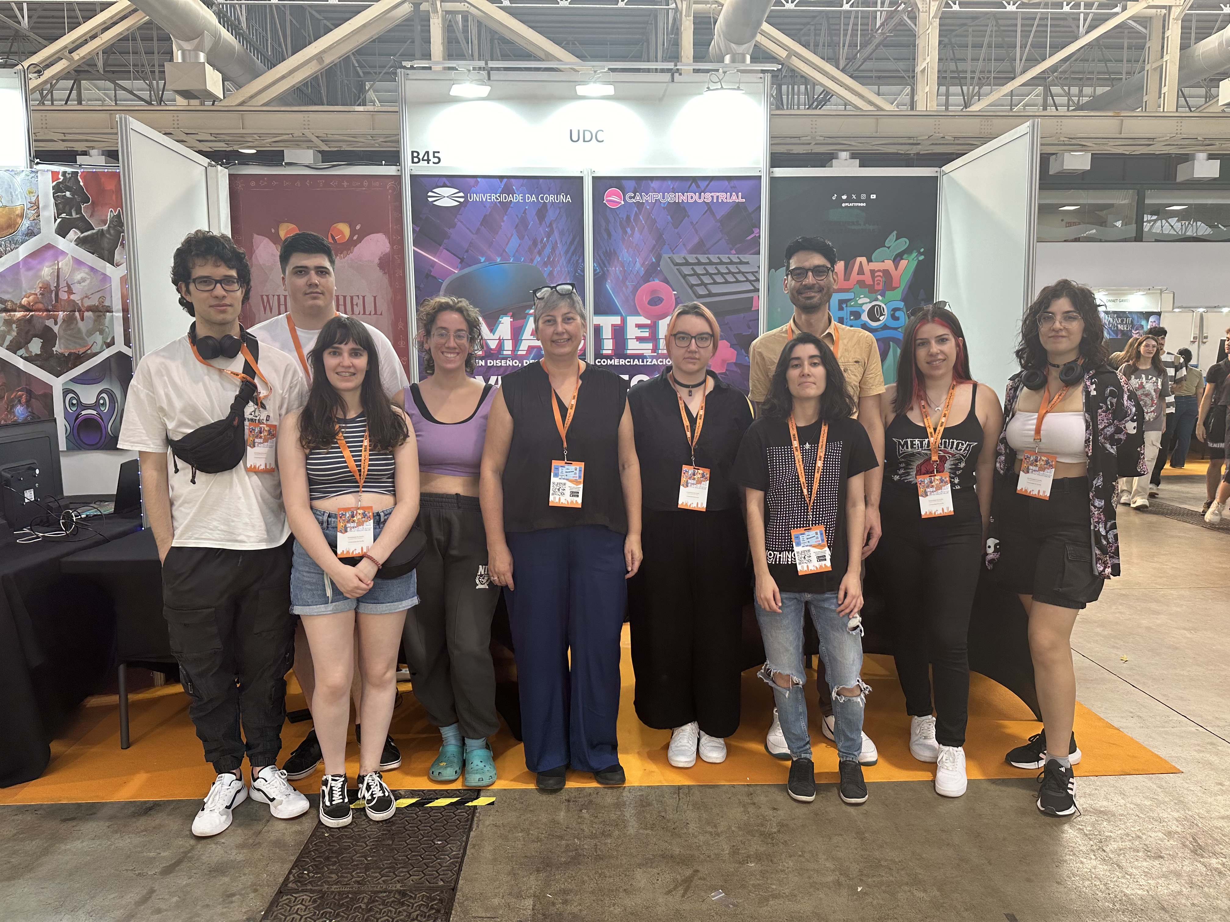 Alumnado del Campus Industrial de Ferrol presentan sus videojuegos en la feria IndieDevDay