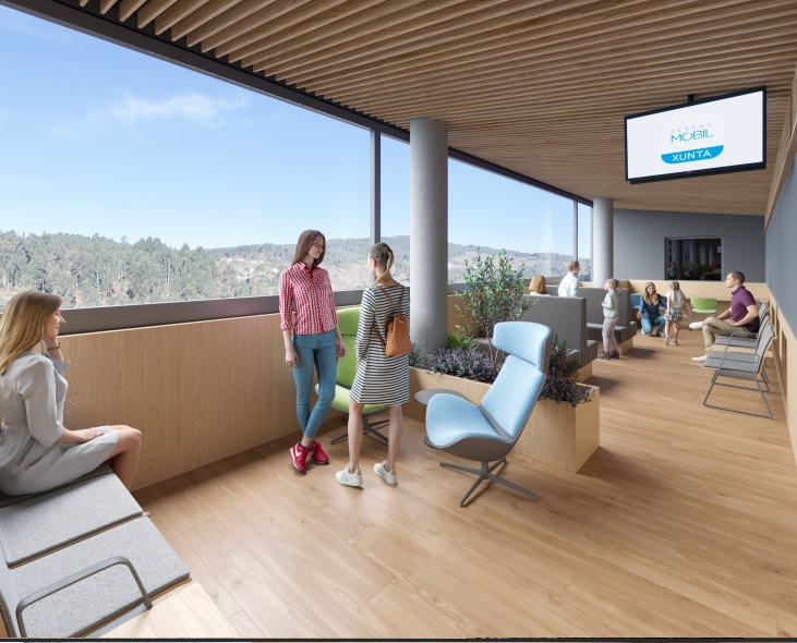 Comienzan las obras para humanizar la sala de espera de oncología del CHUS