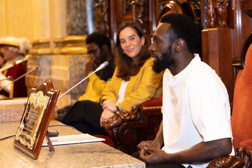 Ibrahima Diack y Magatte N’Diaye hijos adoptivos de A&nbsp;Coruña