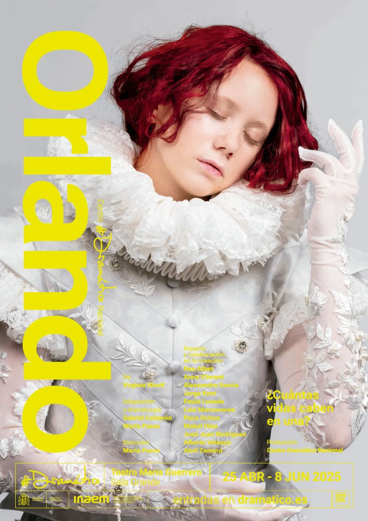 Cartel promocional de la obra Orlando