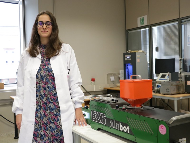 Unha tese do CITENI da Universidade da Coruña impulsa novos
materiais sostibles para o eido da electrónica por impresión&nbsp;3D