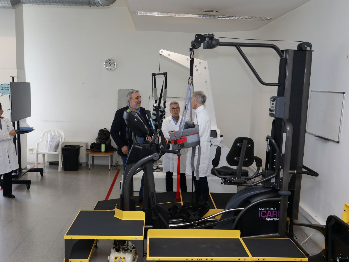 A unidade de neurorrehabilitación do Complexo Hospitalario Universitario da Coruña incorpora un sistema robotizado de recuperación en&nbsp;marcha