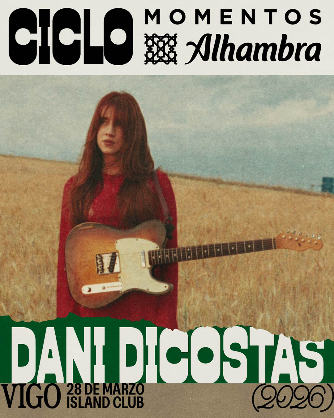 Dani Dicostas inaugura en Vigo el ciclo Momentos Alhambra