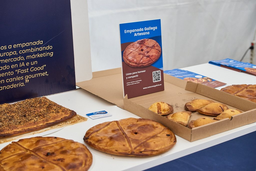 A empresa “Costumes Gastronómicas” exporta a Europa a
tradicional empanada galega de masa&nbsp;quebrada