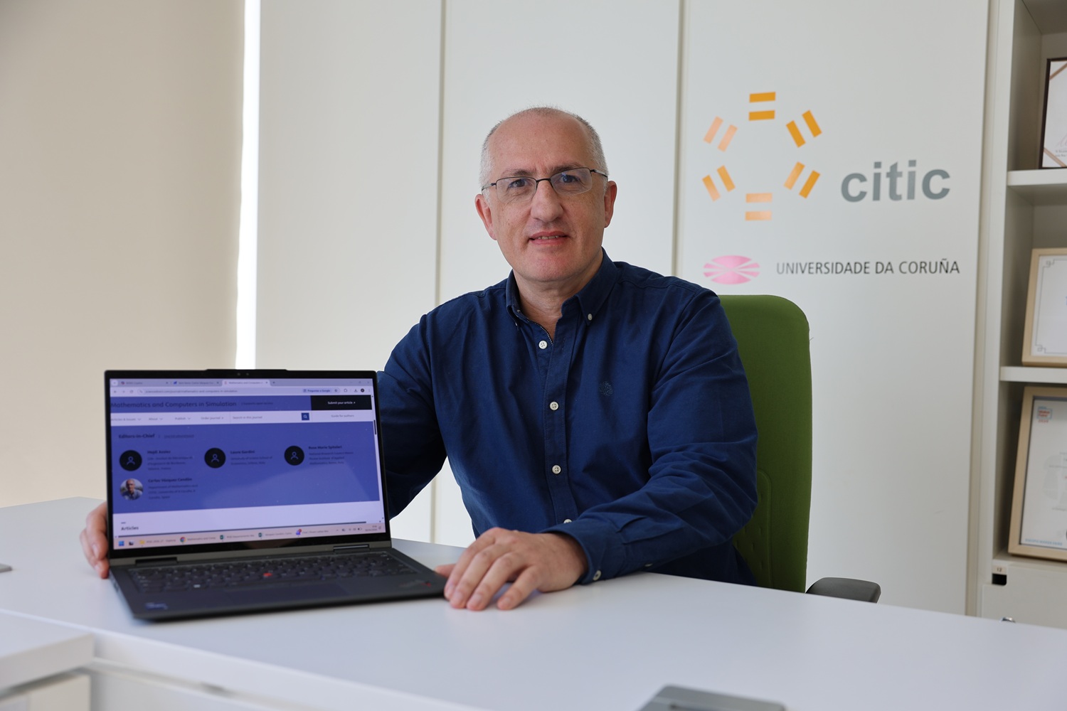 Carlos Vázquez Cendón liderará unha das principais revistas internacionais en matemática aplicada