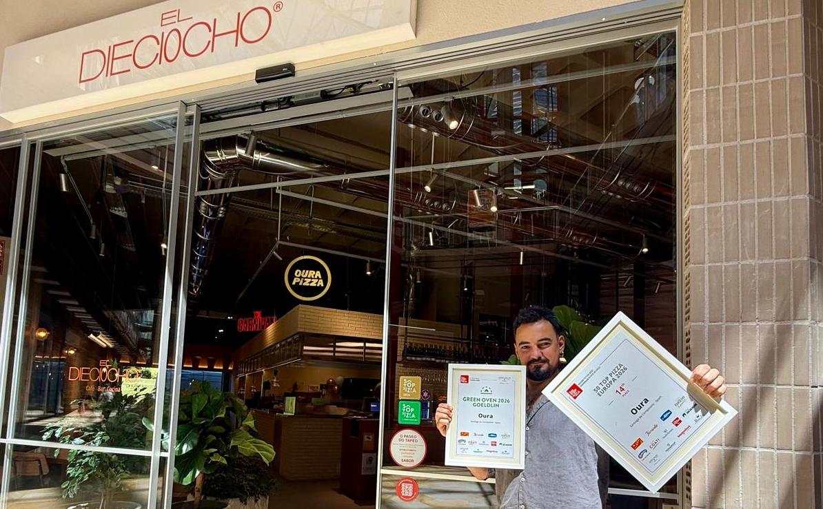 Oura Pizza ha obtenido la posición 14 a nivel europeo y el cuarto puesto de España de la Guía Top Pizza