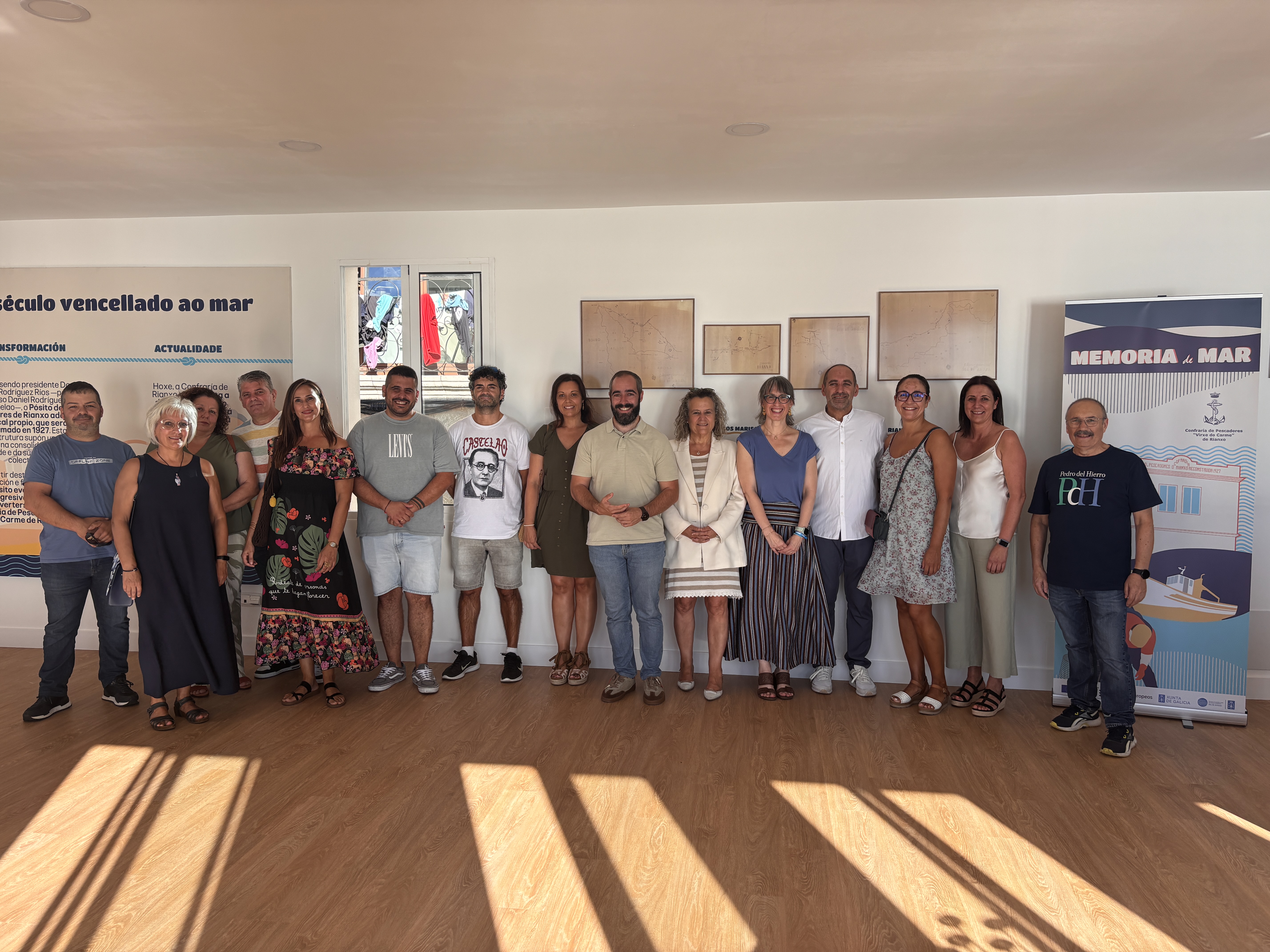 La Cofradía de Pescadores de Rianxo celebró la reapertura de su antiguo local
