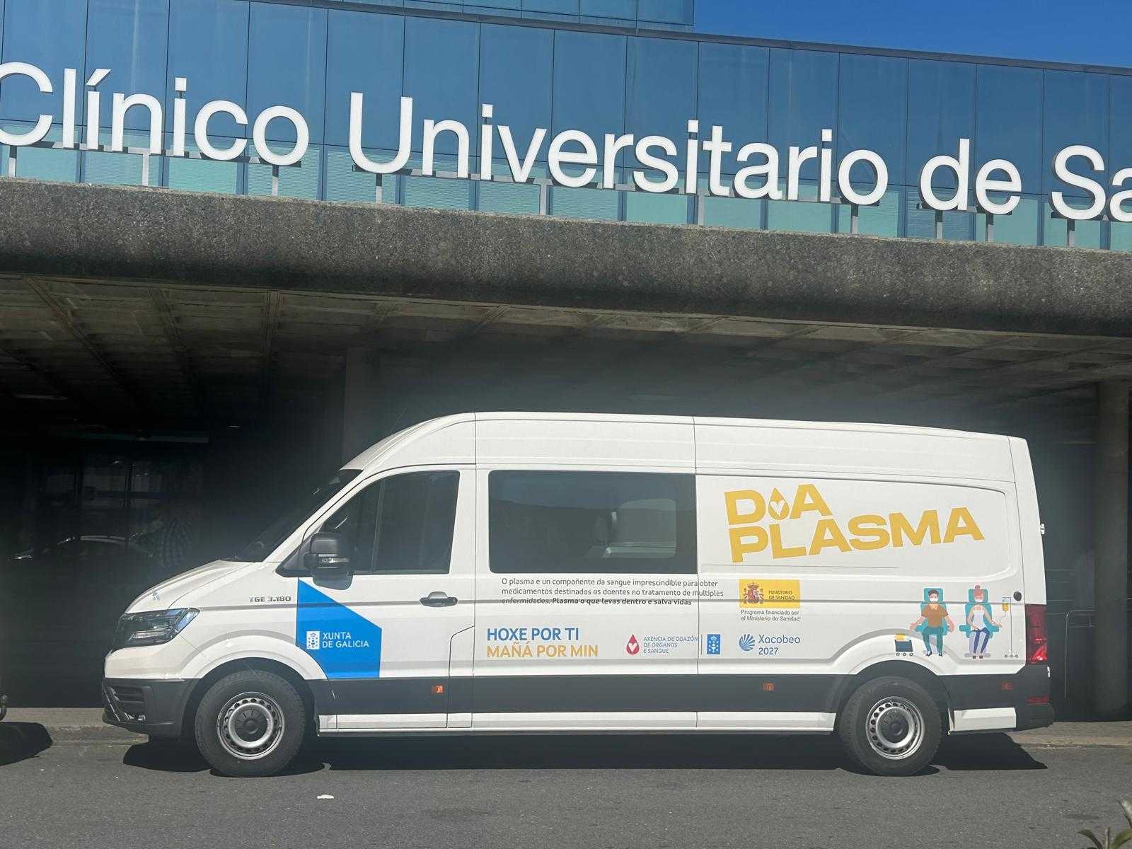Galicia pone en marcha un programa itinerante de donación de plasma que comienza en Santiago