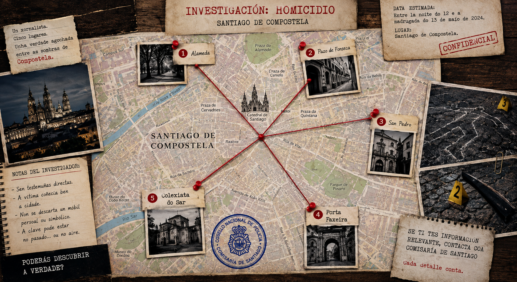 «A Raposa do Aire” convierte el casco histórico de Santiago en un escenario de misterio y supervivencia